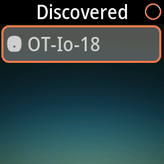 Io listed under Discovered on the remote