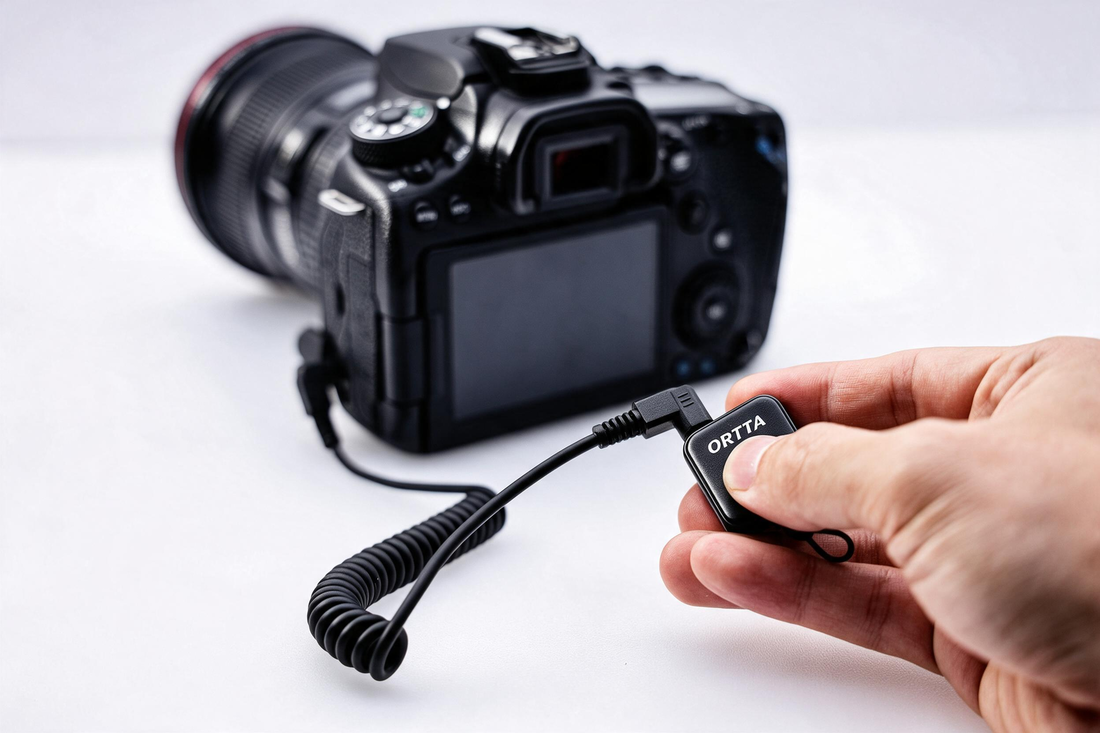 Io connected to the camera remote release socket