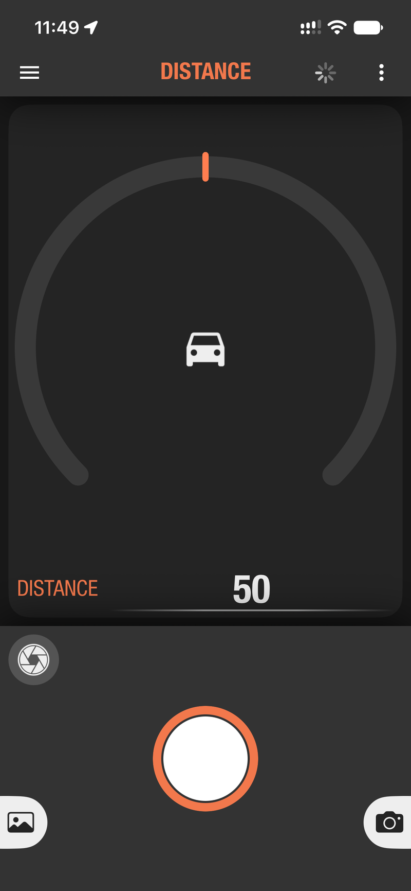 Ortta app Distance page
