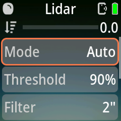 Home screen